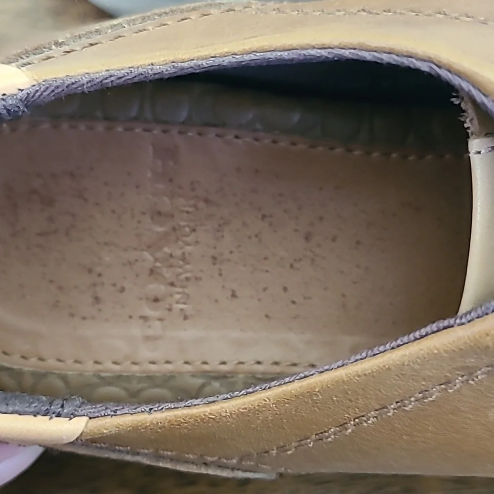 Leather Coach Shoes Mens 8.